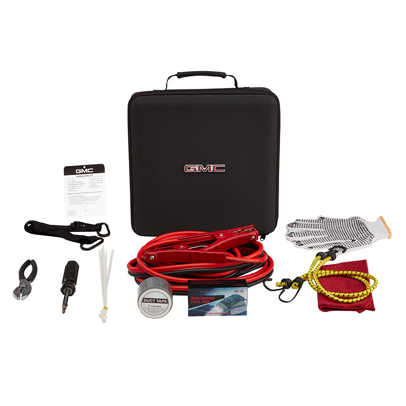 2021 Acadia Roadside Safety Kit, Black, GMC Logo