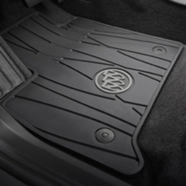 2018 Enclave  Floor Mats | Front Row | Premium All Weather | Ebony | Buick