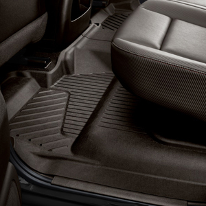 2018 Yukon XL Floor Liners, Cocoa, Second Row