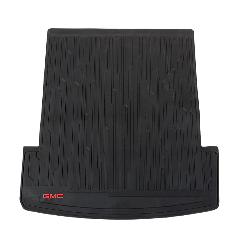 Acadia Cargo Area Mat | Black | All-Weather | With Cargo Management Rails | GMC Logo