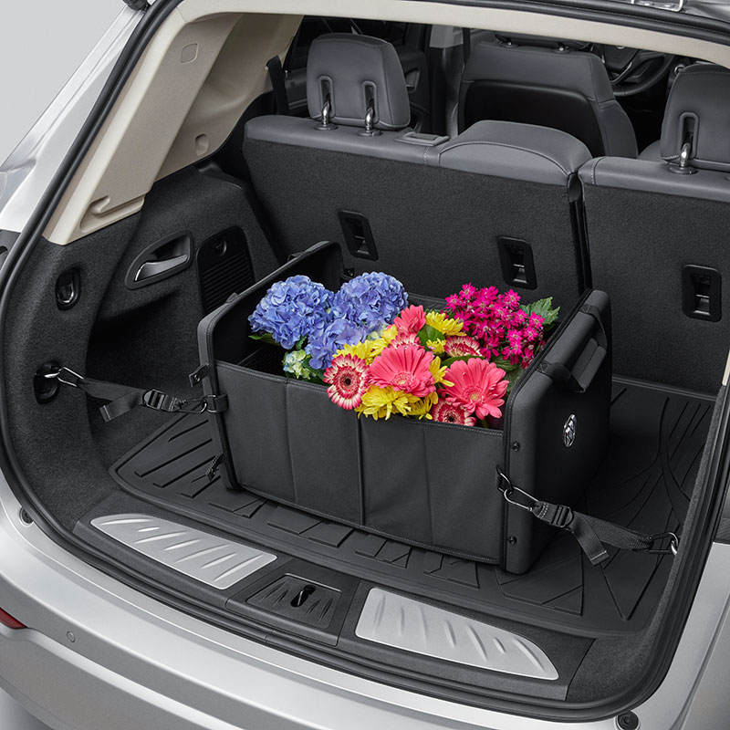 2018 Enclave Cargo Organizer | Black with Buick Logo | Hard Shell