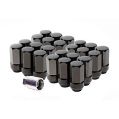 2018 Sierra 1500 Lug Nuts | High Gloss Black | 24 count