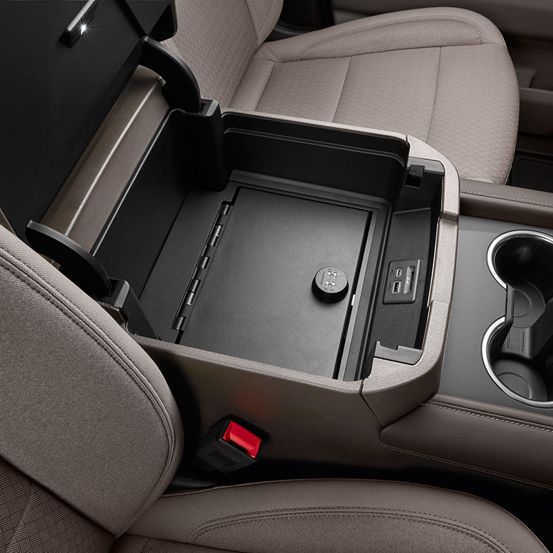Yukon Front Console Lock Box |  Insert |  3 Digit Combination |  Requires D07 |  Excludes Power Sliding