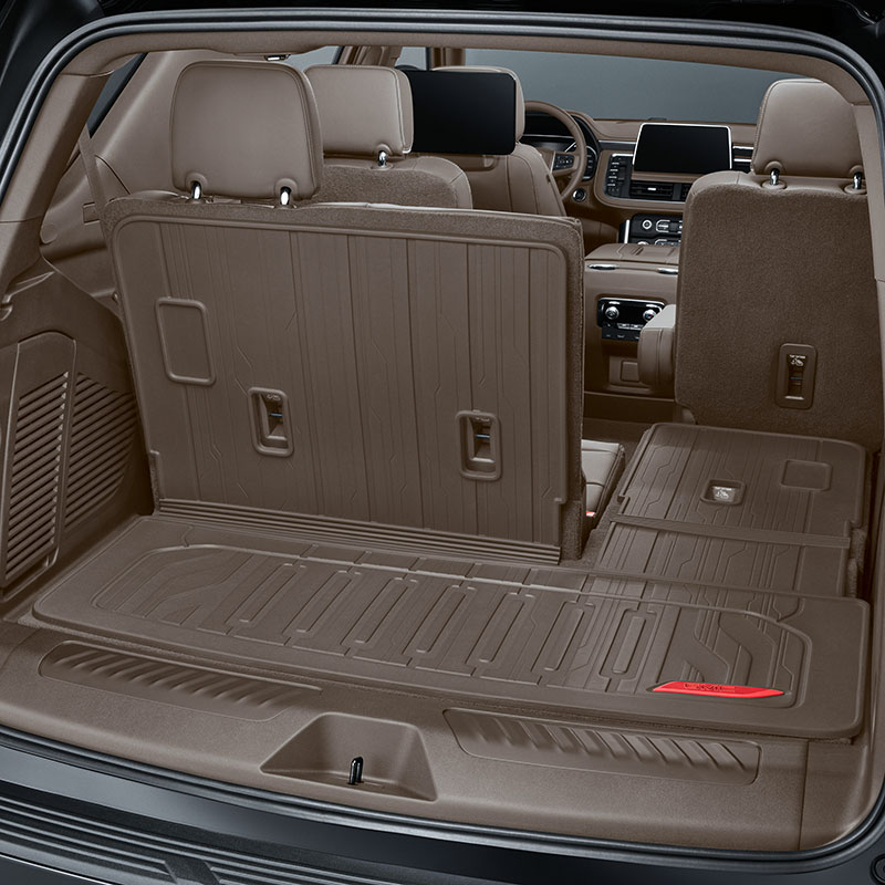 Yukon Cargo Liner |  Teak |  Integrated |  All-Weather |  GMC Logo