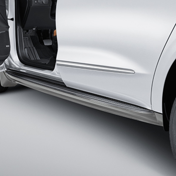 2018 Enclave Assist Steps, Satin Nickel, Molded