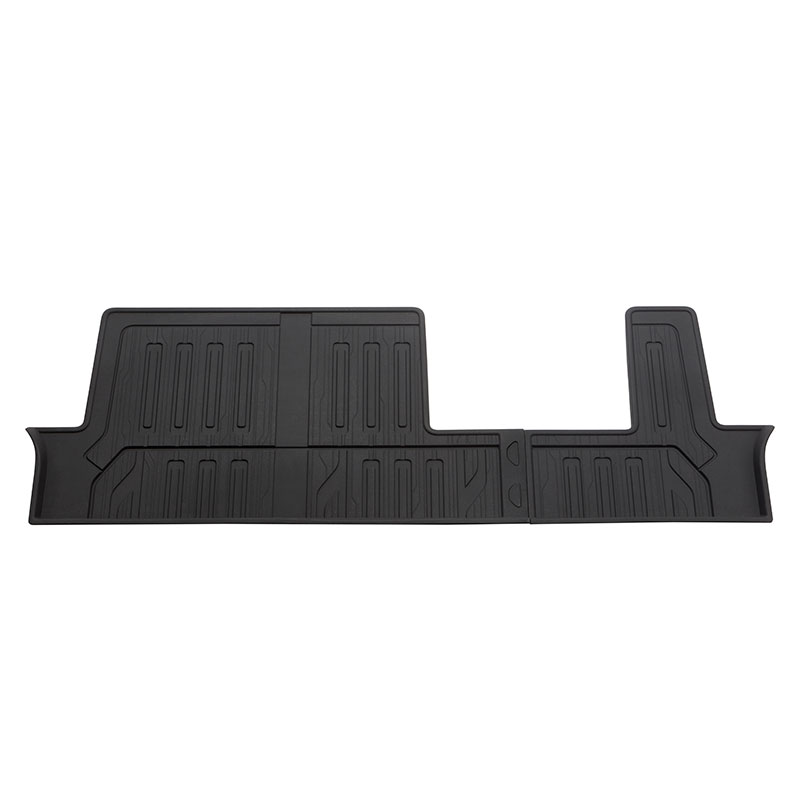 2021 Yukon Floor Liners |  Black |  Third-Row with Second Row Bench |  One Piece Design