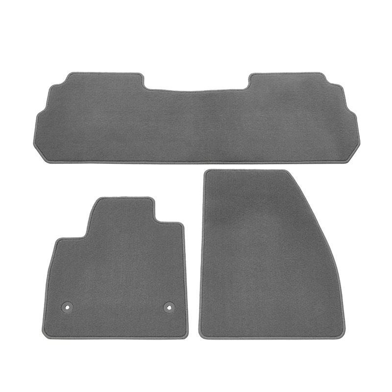 2020 Acadia Floor Mats, Replacement Carpet, Light Ash Gray, Front and Rear Rows, 3 Piece