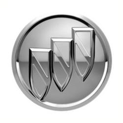2017 Regal Center Cap, Buick Logo, Brushed, Single