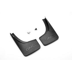 2015 Sierra 1500 Splash Guards | Molded Rear | Black Grained