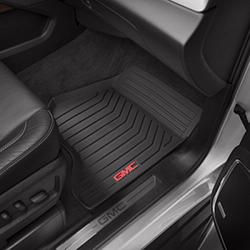 2015 Yukon Denali Floor Mats, Front Set, All Weather, Black