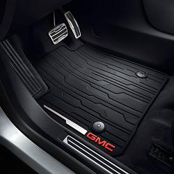 2017 Acadia DENALI All Weather Floor Mats for Front, Jet Black