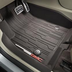 2017 Acadia DENALI Premium All Weather Floor Liners | Front | Jet Black