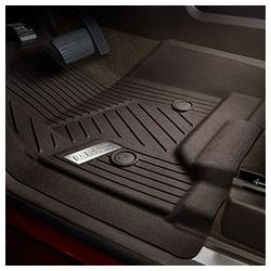 2018 Sierra 2500 Premium All Weather Front Floor Liners, Cocoa, Satin