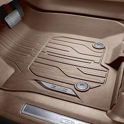 Yukon Floor Liners |  Teak |  Front Row |  GMC Logo |  Set of 2