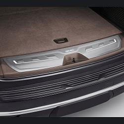 Yukon | Cargo Area Sill Plate | Illuminated | Dark Atmosphere Trim | GMC Script