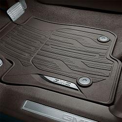 2021 Yukon Floor Mats |  Very Dark Ash Gray |  All-Weather |  Front Row |  GMC Logo