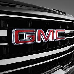 Yukon | Emblems | Red GMC | Illuminated | Front Grille Emblem | Single