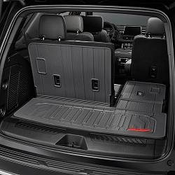 2021 Yukon Cargo Liner |  Black |  Integrated |  All-Weather |  GMC Logo