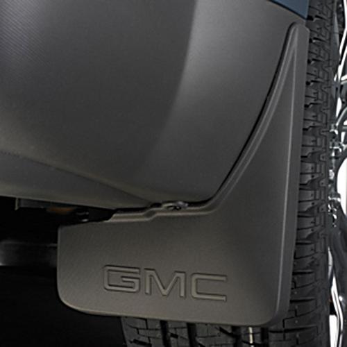 2014 Terrain Splash Guards Rear Molded Set, GMC Logo, Gray