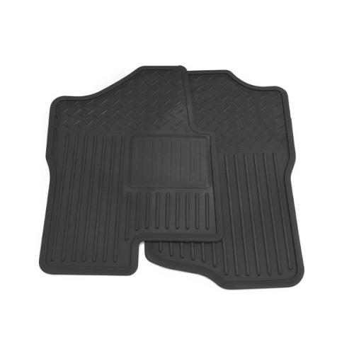 2014 Sierra 2500 Floor Mats | Front Vinyl Replacement | Extended and Crew Cab | Ebony