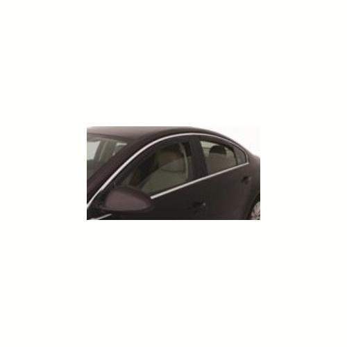 2016 Verano Side Window Deflector Package Front and Rear | Black