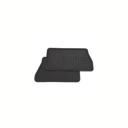 2015 Sierra 3500 Rear Floor Mats | Vinyl Replacement | Crew Cab | Ebony