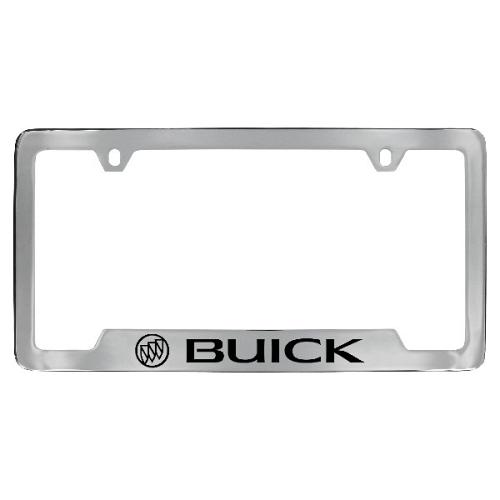 2016 Verano License Plate Frame | Chrome with Black Buick and Tri Shield Logo