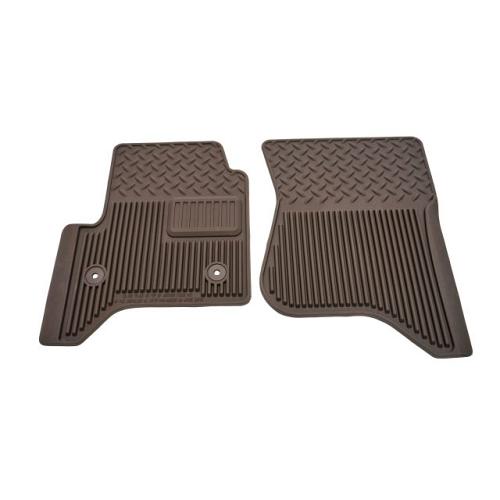 2016 Sierra 2500 Premium All Weather Floor Vinyl Liners | Cocoa