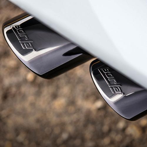 2015 Yukon Cat Back Exhaust Tips | Black Chrome