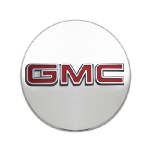2017 Acadia Center Caps | Red GMC Logo | Mill Bright | Set of 4