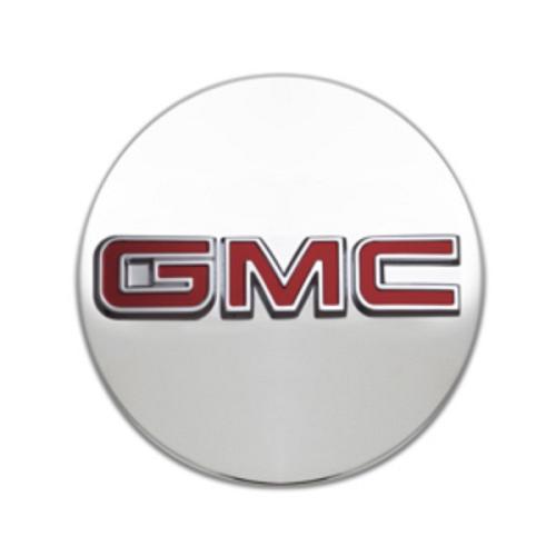 2018 Acadia Center Caps | Red GMC Logo | Brushed | Set of 4