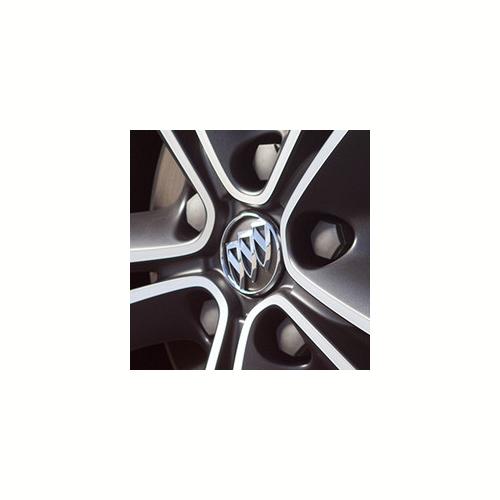 2018 Cascada Center Cap in Technical Gray w/Buick Logo in Bright Chrome | Single