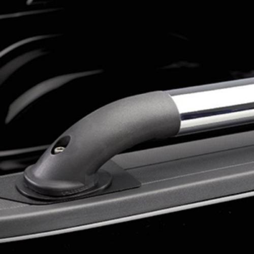 2018 Sierra 3500 Bed Side Rails | Nylon Oval Locker Side Rails for 8