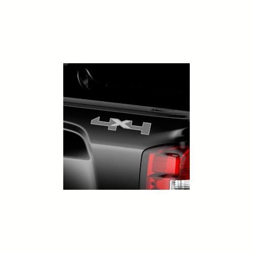 2014 Sierra 1500 4 X 4 Decal | Chrome Colored