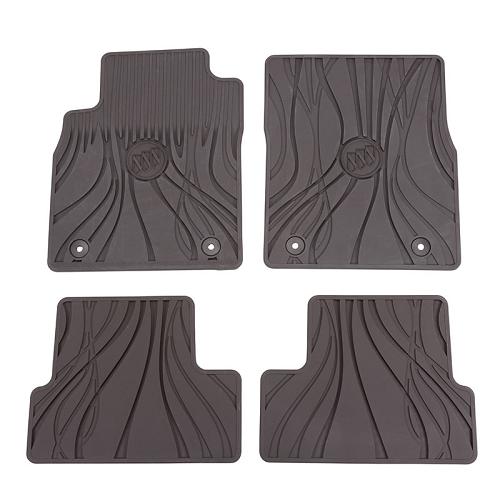 2016 Verano Front and Rear Premium All Weather Floor Mats | Cocoa
