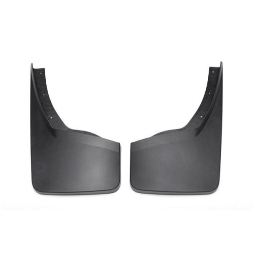 2018 Sierra 1500 Splash Guards | Black Grained | Molded Front