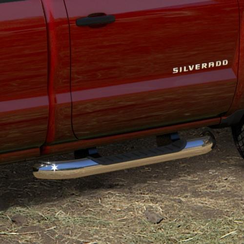 2016 Sierra 2500 Regular Cab Assist Steps, 4 inch Round, Chrome, Di