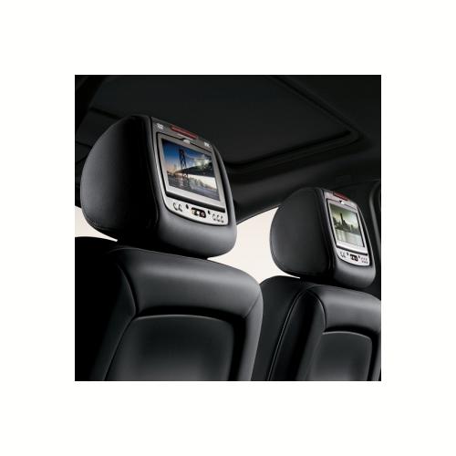 2014 Regal DVD Head Restraint System | Black with Titanium Stitching