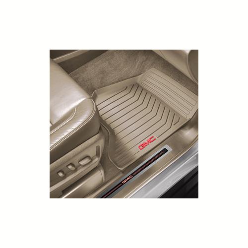 2015 Yukon Front Illuminated Door Sill Plates | Dune