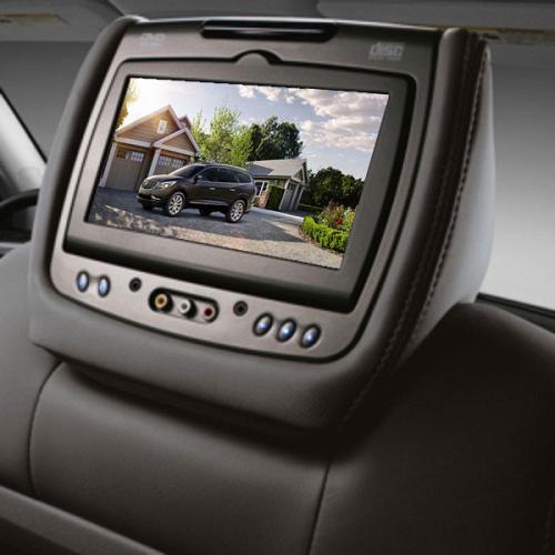 2016 Buick Enclave RSE Head Restraint DVD System, Dual System, Ebony (192, 193), Leather