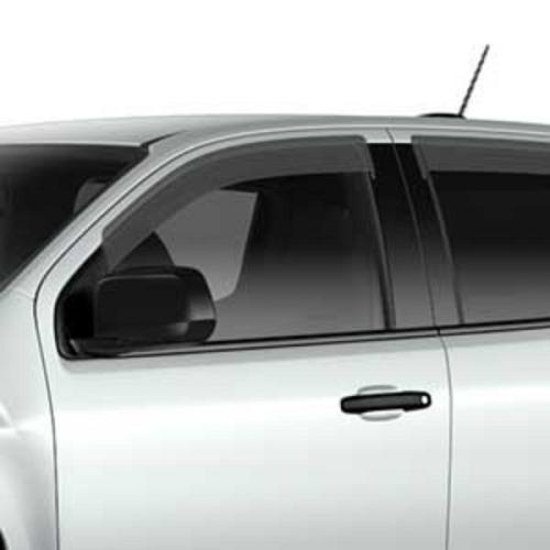 2015 Canyon Side Window Weather Deflector, Crew Cab Smoke