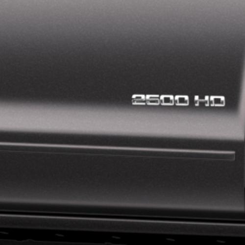 2016 Sierra 3500 Bodyside Molding Package | Front Side | Tungsten Met