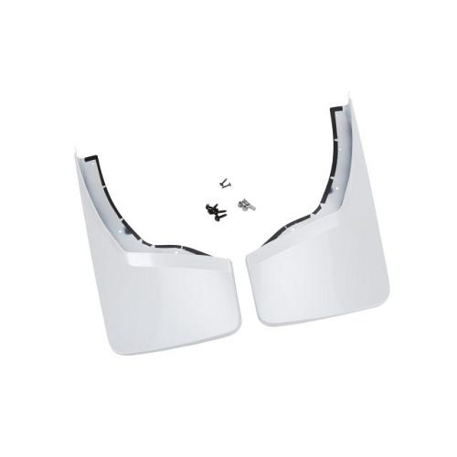 2016 Sierra 1500 Molded Splash Guards | Front  | Abalone White