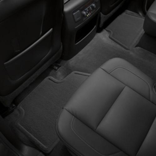 2016 Yukon XL Premium Carpet Floor Mats | Rear Replacements | Black