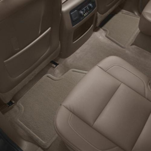 2016 Yukon XL Premium Carpet Floor Mats, Rear Replacements, Dune