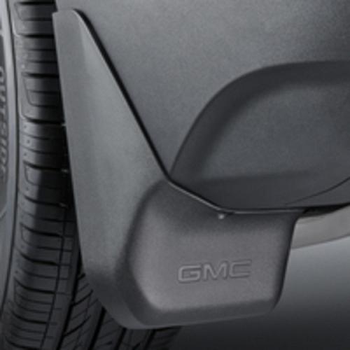 2018 Terrain Rear Splash Guards | Custom Molded | Black with GMC Logo