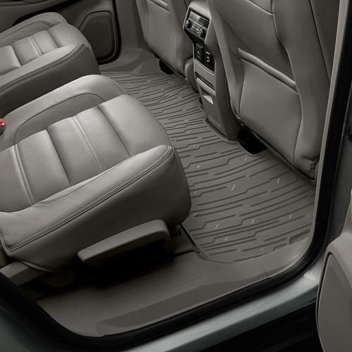 2018 Acadia Floor Liners | Dark Ash Gray | Second Row | Interlocking Mats | Premium All Weather | Set of 2