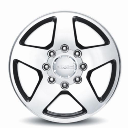 2016 Sierra 2500 20 Inch Wheel 5 Spoke Polished Forged Aluminum w/ Pai