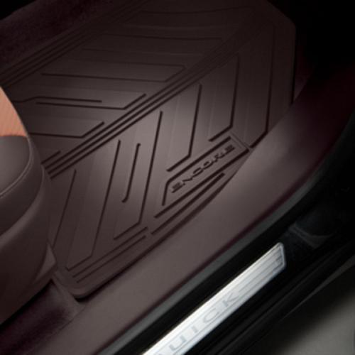 2015 Encore All Weather Floor Mats, Front and Rear, Cocoa