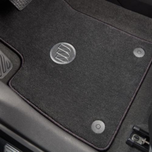 2017 Encore Premium Carpeted Front and Rear Floor Mats | Ebony